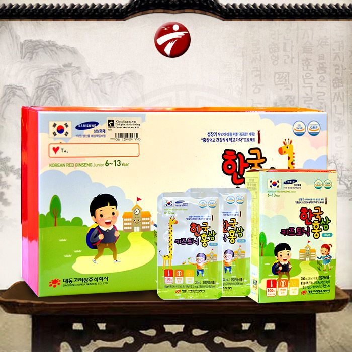 Nước hồng sâm trẻ em cao cấp Baby Tonic Step KGC 8-10 tuổi NS677